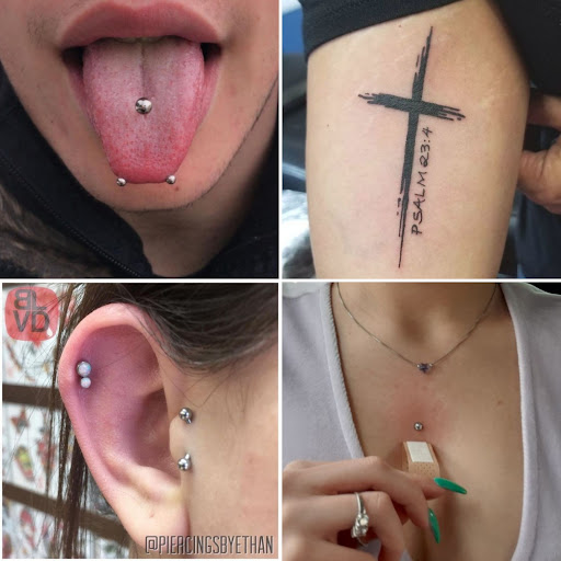 Explore biomechanical tattoo ideas, creative tattoo ideas in Elko, available at Tom Custom Tattoos and Body Piercing Studio