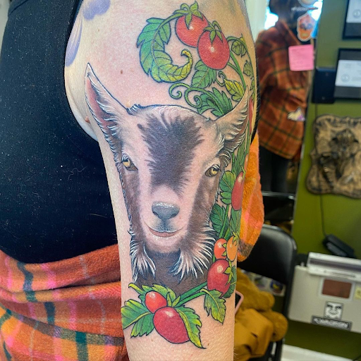 Explore feminine sleeve tattoo ideas, creative tattoo ideas in Virginia Beach, available at Studio Evolve