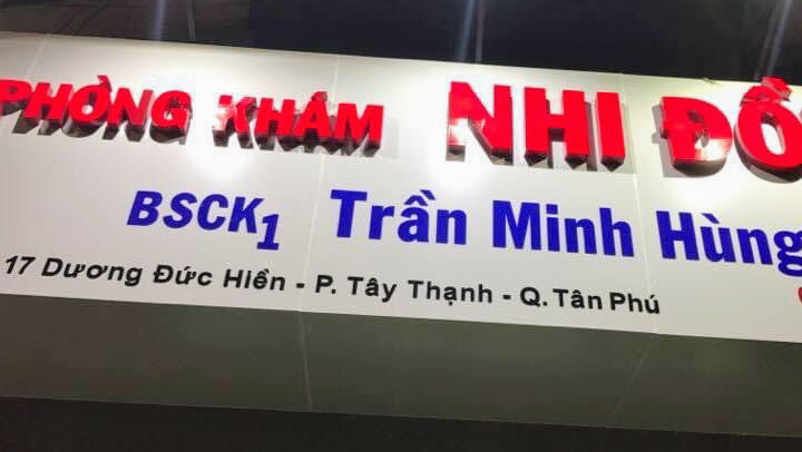 Phòng Khám Nhi Bs Trần Minh Hùng BV Nhi Đồng 1