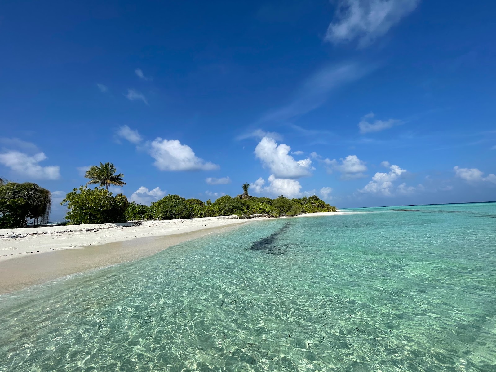 Fotografie cu Munyafushi Beach cu o suprafață de apa pură turcoaz