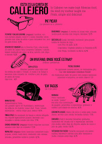 Callejero em Porto menu n° 4