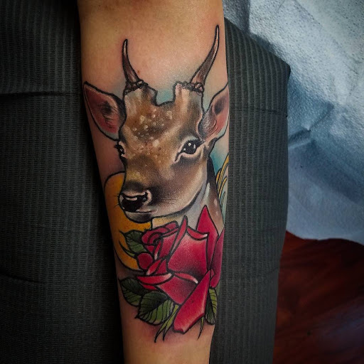 Explore rose tattoo ideas for men, creative tattoo ideas in Snohomish, available at Unknown Tattoo Co.