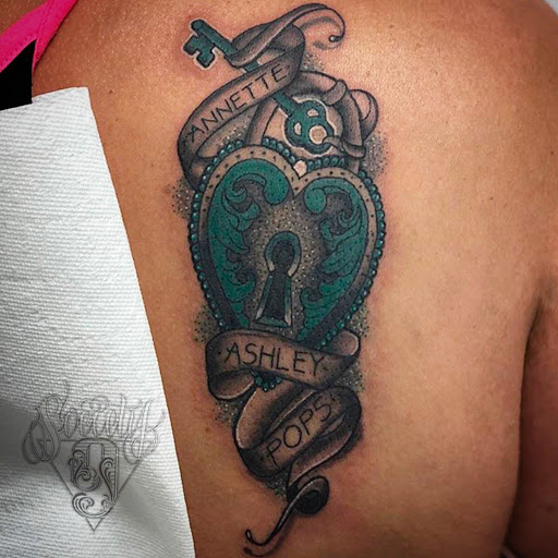 Explore front of neck tattoo ideas, creative tattoo ideas in Bakersfield, available at Society 9 Tattoo and Body Art Studio