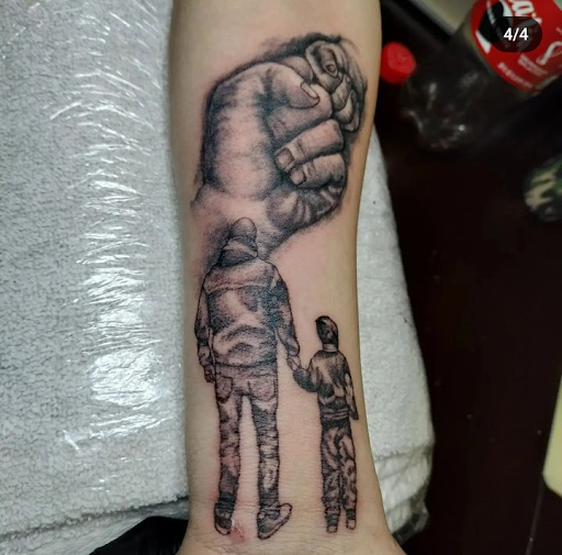 Explore aztec tattoo sleeve ideas, creative tattoo ideas in Albuquerque, available at Sachs Body Modification