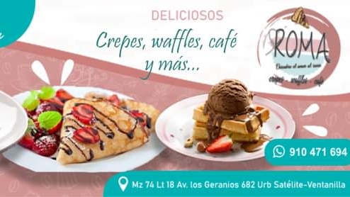 Roma - Crepas, Waffles, Café y más