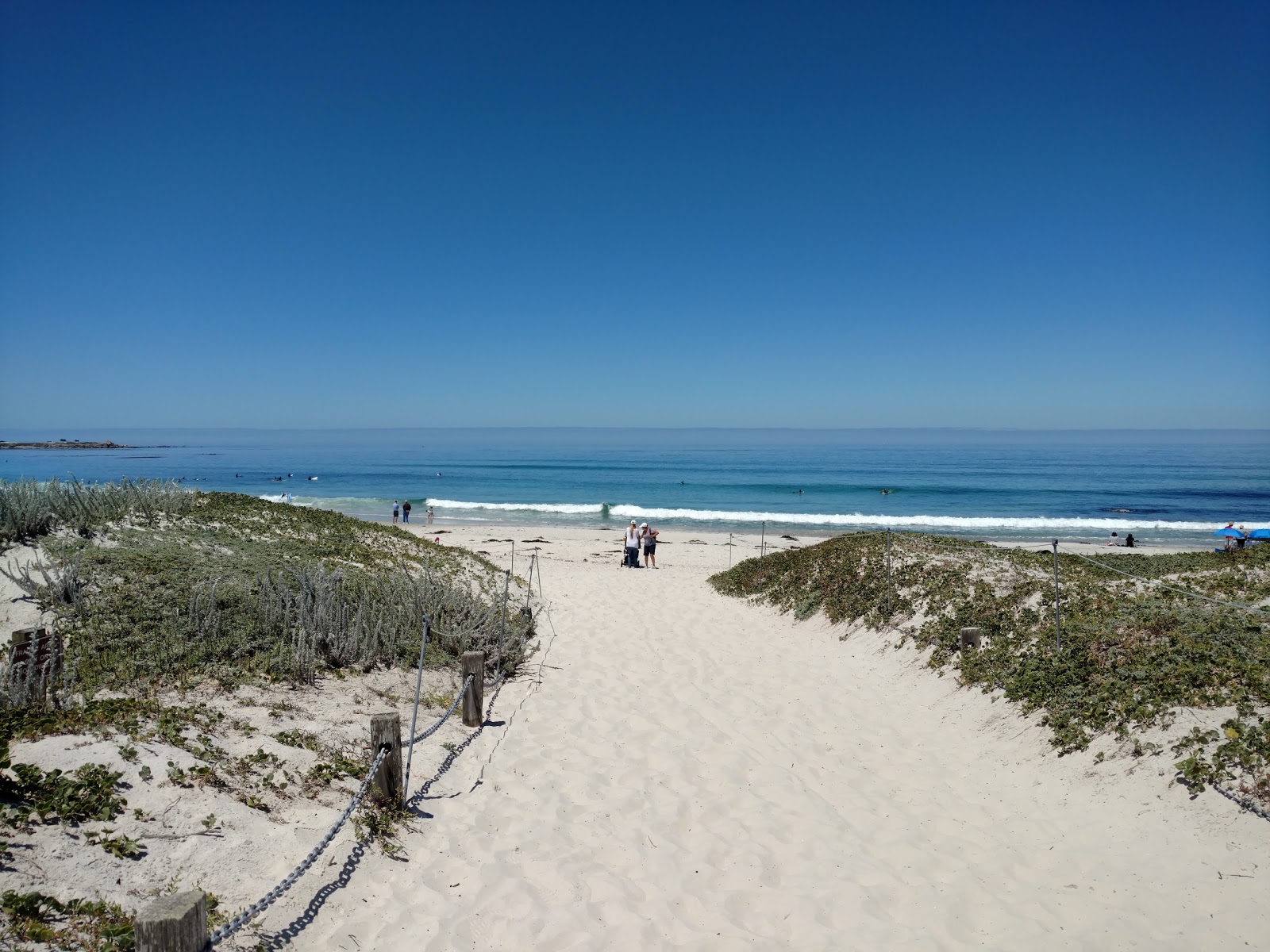 Photo of Asilomar Beach and the settlement