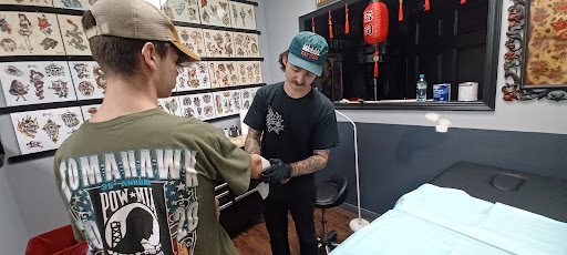 Explore mens tattoo ideas chest, creative tattoo ideas in Jacksonville, available at Idle Hands Tattoo Co.