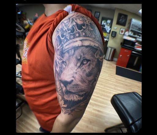 Explore wilderness tattoo ideas, creative tattoo ideas in Libertyville, available at Art With Atattooed