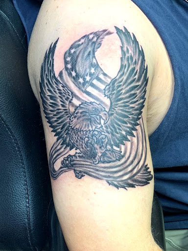 Explore alpha male tattoo ideas, creative tattoo ideas in Gadsden, available at Old School Ink Electric Tattooing
