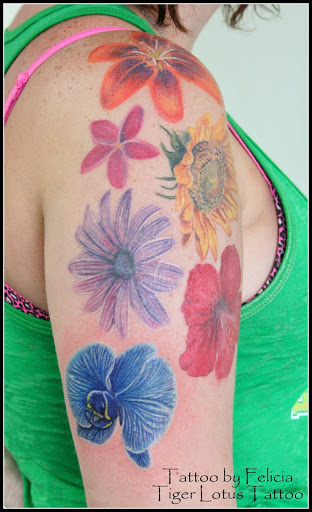 Explore february birth flower tattoo ideas, creative tattoo ideas in Fort Myers, available at Tiger Lotus Tattoo and Piercing