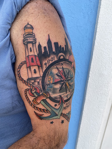Explore resident evil tattoo ideas, creative tattoo ideas in Saint Augustine, available at Electric Chair Tattoo