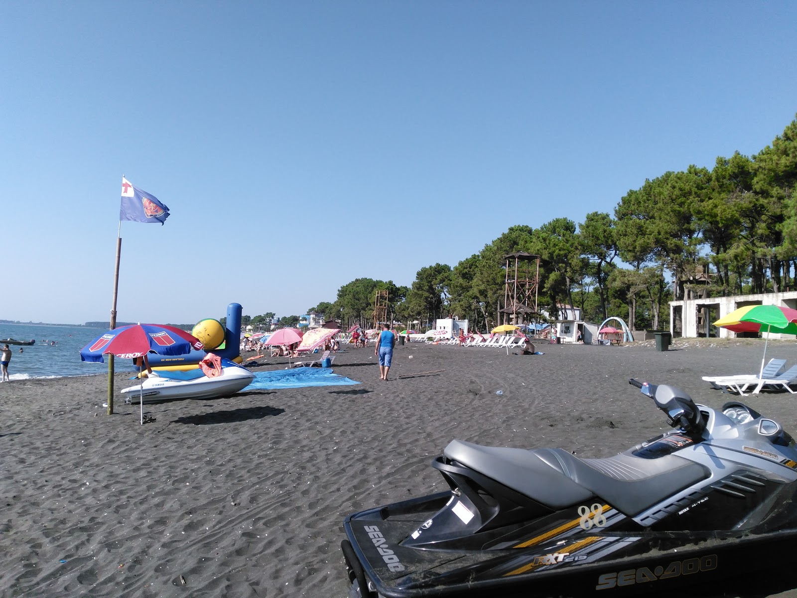 Fotografie cu Ureki beach cu nivelul de curățenie in medie