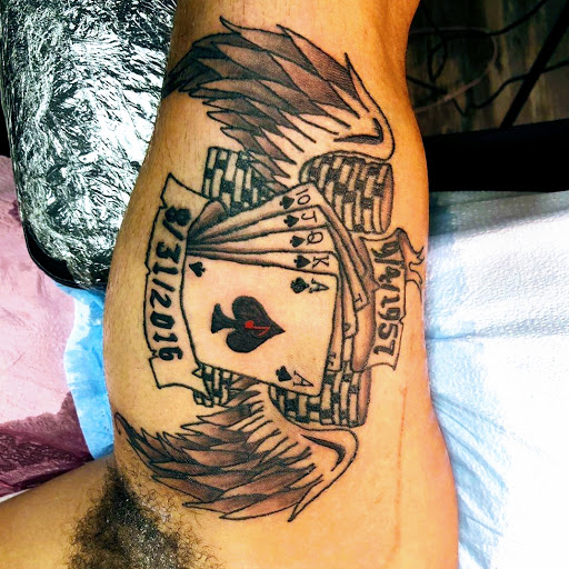 Explore tattoo ideas with names & designs, creative tattoo ideas in Waldorf, available at Hypnotique Ink