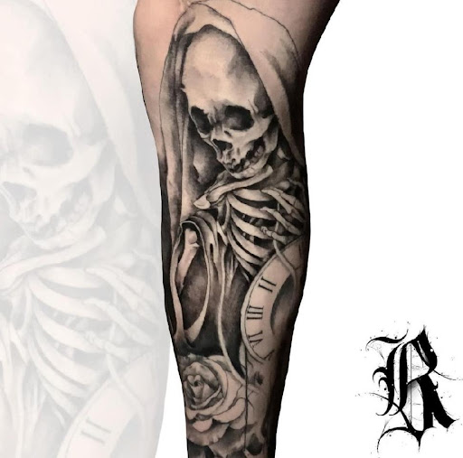 Explore tattoo ideas for female thigh, creative tattoo ideas in Spokane, available at Feel Good Ink