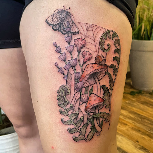 Explore tattoo gap filler ideas, creative tattoo ideas in Tahlequah, available at Hagstone Tattoo Parlour