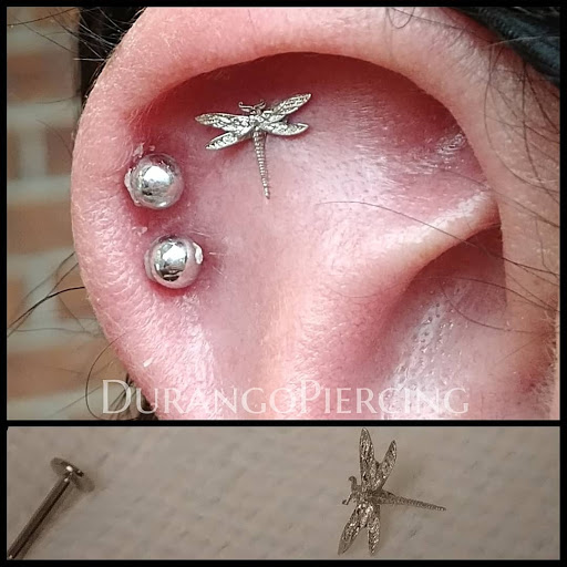 Explore flower and butterfly tattoo ideas, creative tattoo ideas in Durango, available at Durango Professional Piercing