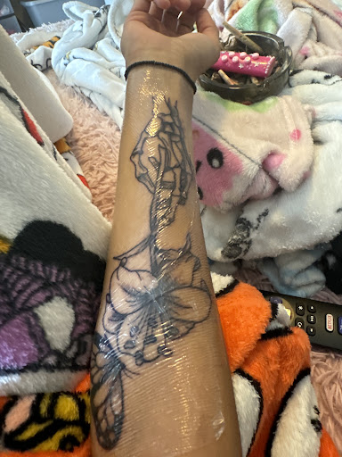 Explore crystal name tattoo ideas, creative tattoo ideas in Burlington, available at Destination Ink