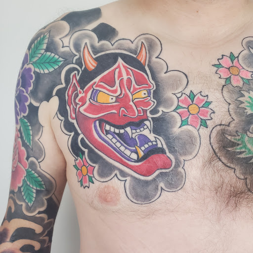 Explore hockey tattoo ideas, creative tattoo ideas in Kearney, available at Bread N Butter Tattoo