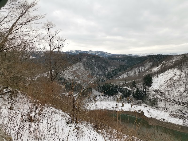 相馬ダム湖 展望台