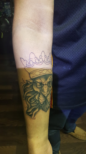 Explore power tattoo ideas, creative tattoo ideas in Maryville, available at Distinked Tattoo