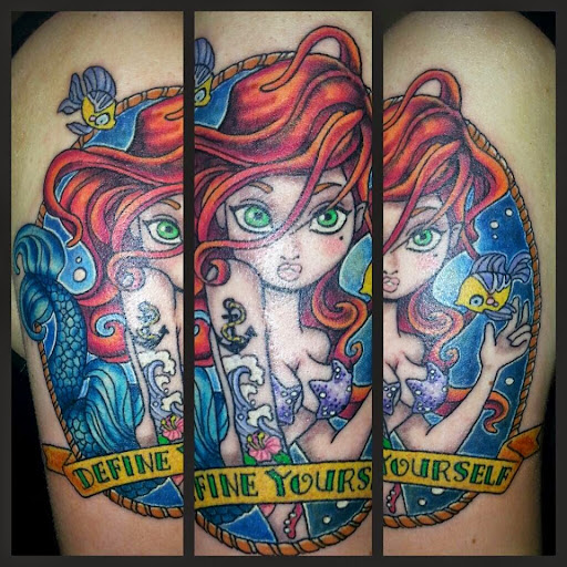 Explore chest tattoos ideas, creative tattoo ideas in Warren, available at Metal Moon Tattoo