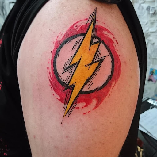 Explore spongebob tattoo ideas, creative tattoo ideas in Jonesboro, available at Immortal Ink