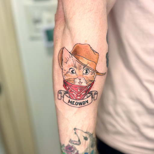 Explore two name tattoo ideas, creative tattoo ideas in Wilmington, available at Rogue Tattoo Studio