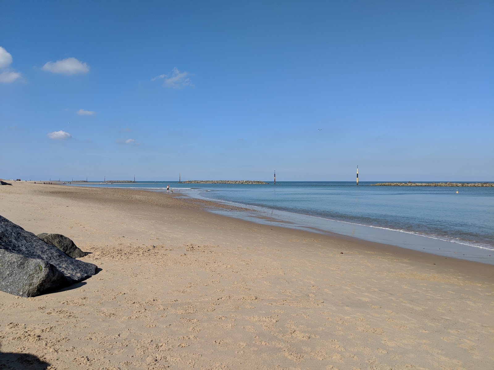 Foto van Sea Palling beach met blauw water oppervlakte