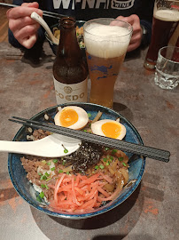 Plats et boissons du Restaurant de nouilles (ramen) Kiraku Ramen à Bourg-la-Reine - n°9