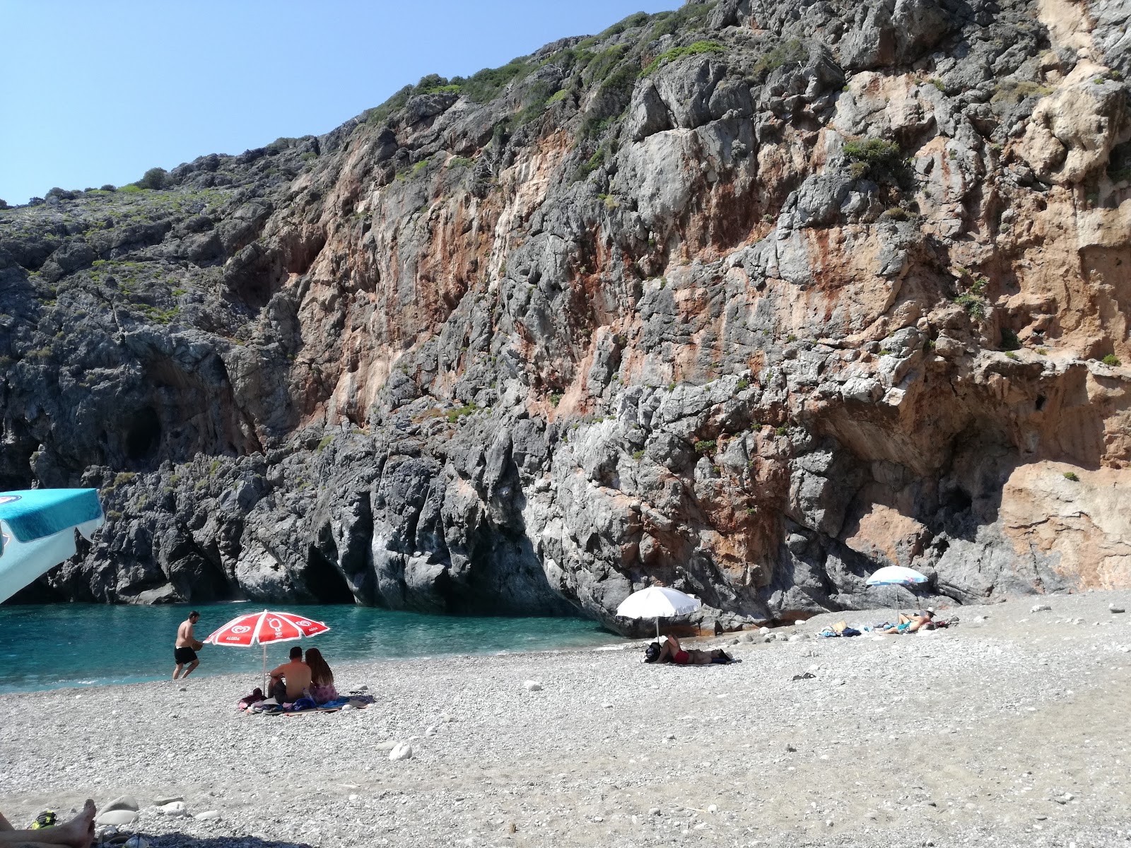 Paralia Kalami'in fotoğrafı çok temiz temizlik seviyesi ile