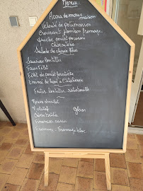 Restaurant Au Bout du monde à Francescas (le menu)
