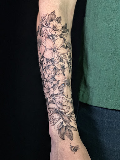 Explore three friend tattoo ideas, creative tattoo ideas in Long Beach, available at Outer Limits Tattoo