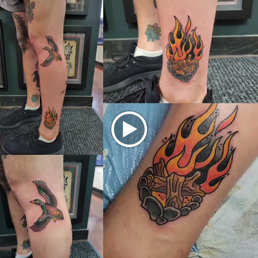 Find time clock tattoo ideas for your next unique tattoo in Libertyville at Lucky Seven Tattoo