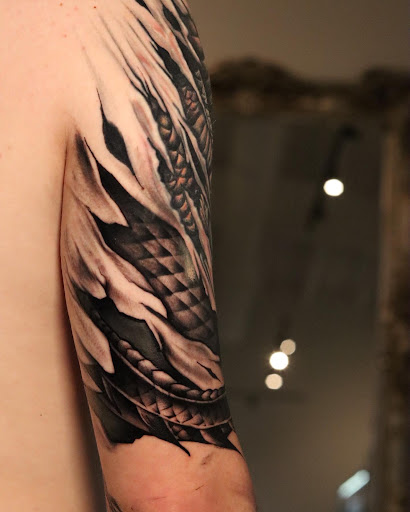 Explore lost soul tattoo ideas, creative tattoo ideas in Montgomery, available at Flying Eye Tattoo Studio