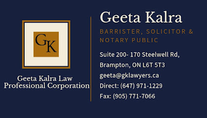 GEETA KALRA LAW PROFESSIONAL CORPORATION