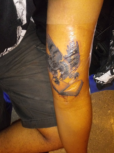 Explore mcr tattoo ideas, creative tattoo ideas in Dunn, available at Heart and Hammer Tattoo Co.