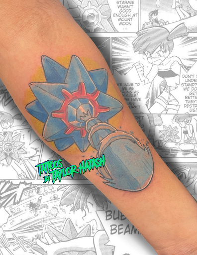Explore sanrio tattoo ideas, creative tattoo ideas in Palm Harbor, available at Angry Owl Tattoo and Piercing