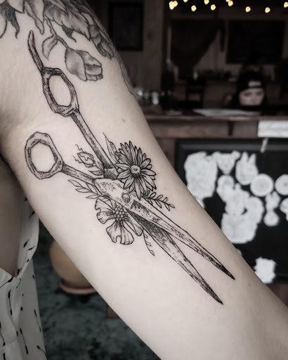 Explore mens collarbone tattoo ideas, creative tattoo ideas in Charlotte, available at Tattoo Me Charlotte