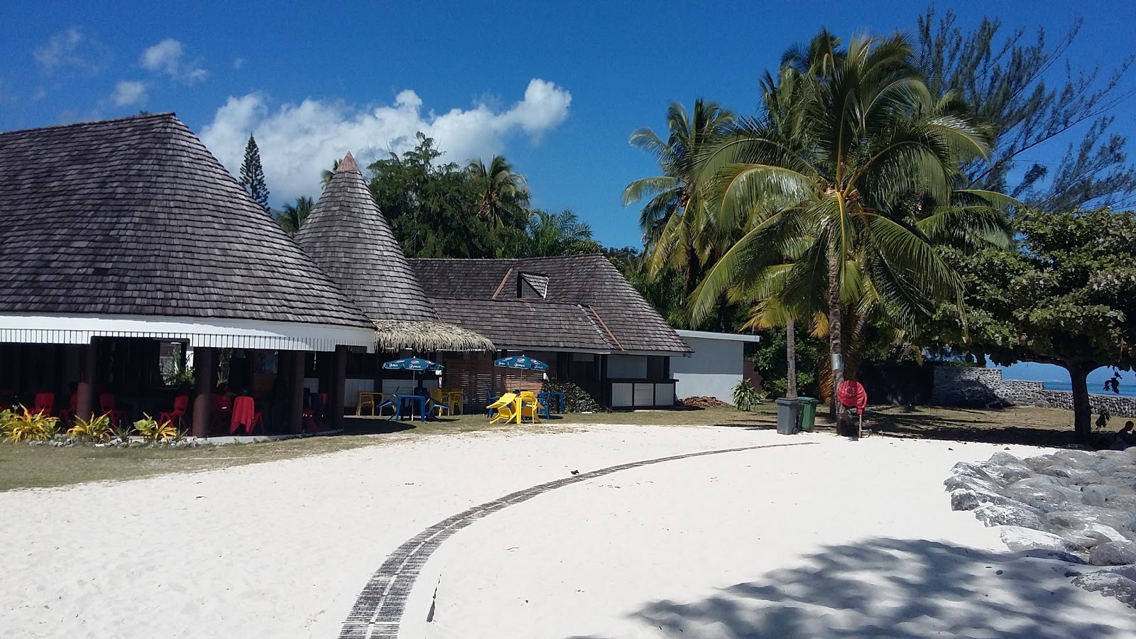 Plage de Papehue的照片 带有直岸