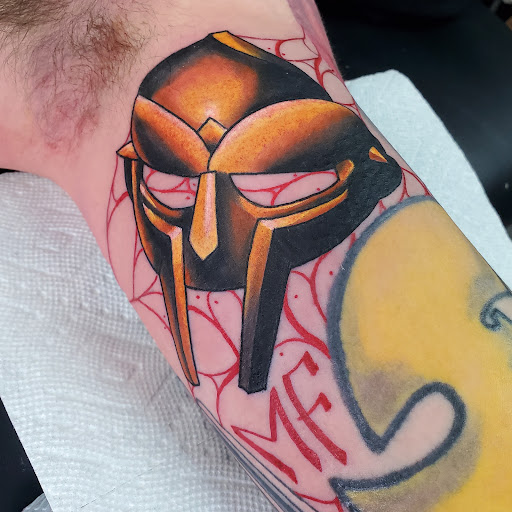 Explore piano tattoo ideas, creative tattoo ideas in Kearney, available at Bread N Butter Tattoo