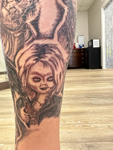 Explore open heart surgery tattoo ideas, creative tattoo ideas in Kingsland, available at These Colors Dont Run Tattoo & Piercing