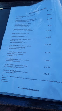 Menu / carte de Schoggelgaul à Pleisweiler-Oberhofen