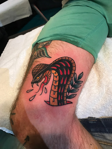 Explore sinner tattoo ideas, creative tattoo ideas in Reno, available at Aces Tattoo