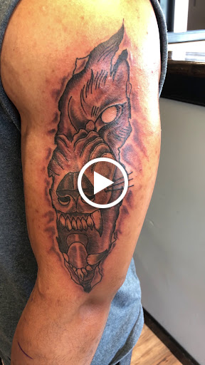 Explore woman tattoo ideas, creative tattoo ideas in Lees Summit, available at Bleeding Heart Tattoo