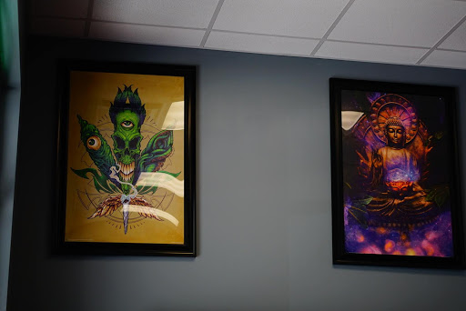 Explore psychedelic tattoo ideas, creative tattoo ideas in Tallahassee, available at Studio B Tattoos and Piercings