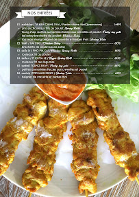 Chime Thaï à Chatou menu