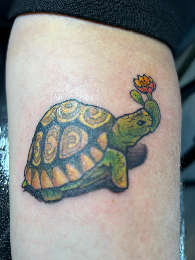 Explore leg sleeve tattoo ideas for guys, creative tattoo ideas in San Antonio, available at Its Live Through This Tattoos, Supplies, & Piercings