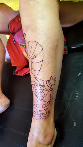 Explore garfield tattoo ideas, creative tattoo ideas in Traverse City, available at Pinups & Needles
