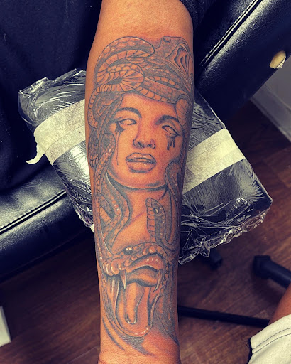 Explore matching tattoo ideas for husband and wife, creative tattoo ideas in Mattapan, available at Boston Ink Body Art Specialist