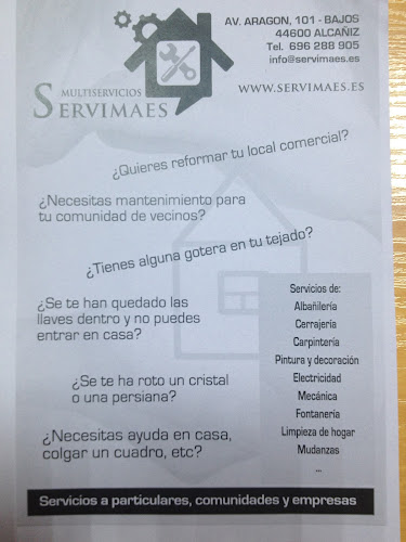SERVIMAES ALCAÑIZ, S.L. - Cerrajería